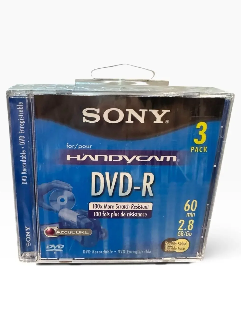 Sony Handycam Mini DVD-R Blank 3 Pack 1.4GB 30 Min Single Sided Sealed DMR30